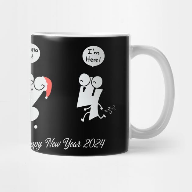 Welcome 2024 - Funny New Year Gift by Nine Tailed Cat